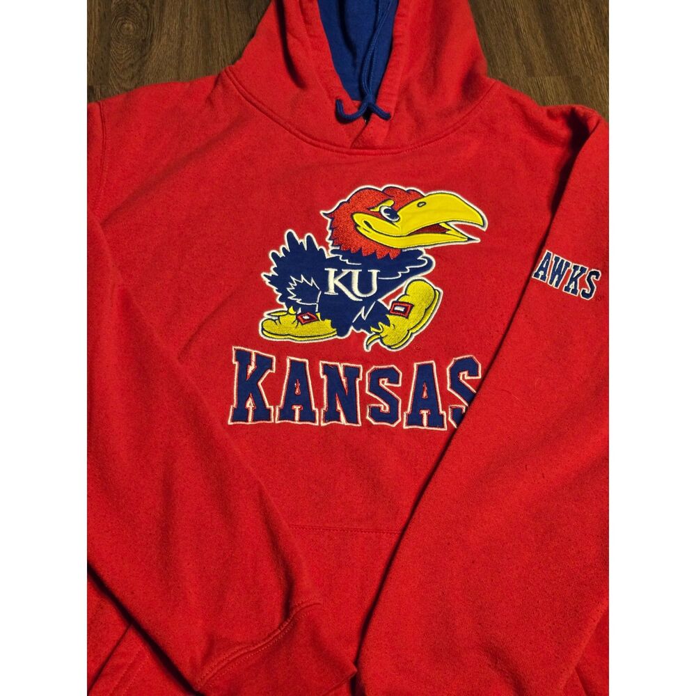 Kansas Jayhawks Men's XL College Hoodie in Excellent Condition